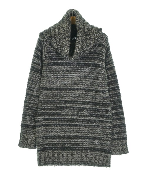DIESEL ディーゼル ニット・セーター レディース S 黒xグレー(ミックス) 【中古】【古着】