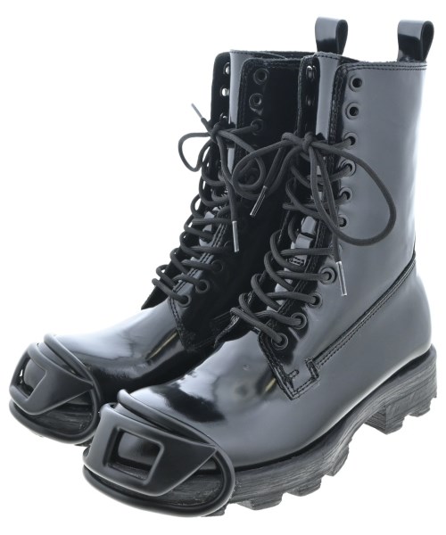 DIESEL ディーゼルブーツ レディース 24珊 黒【中古】【古着】