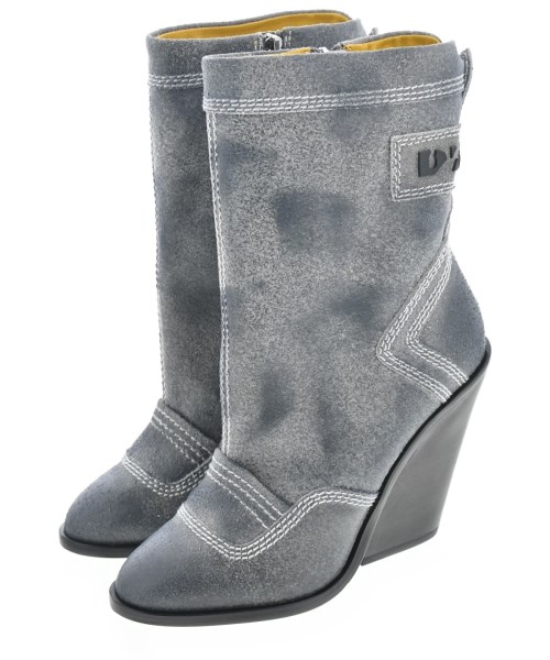 DIESEL ディーゼルブーツ レディース EU36(22.5珊位) 薄墨色【中古】【古着】