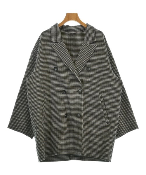 JOURNAL STANDARD ジャーナルスタンダードコート（余分の物） レディース F 黒x茶x象牙色(照合のしるし)【中古】【古着】 レディースファッション-コート・ジャケット