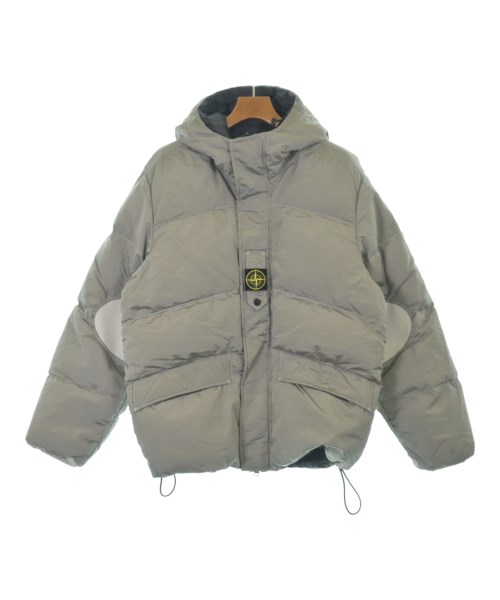 STONE ISLAND ストーンアイランド ダウンジャケット/ダウンベスト メンズ L グレー 【中古】【古着】