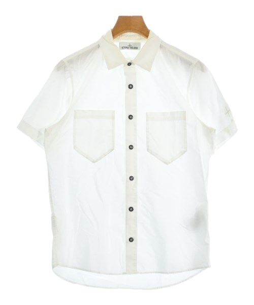 STONE ISLAND ストーンアイランド カジュアルシャツ メンズ S 白 【中古】【古着】