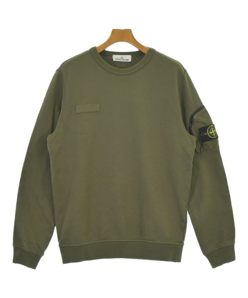 STONE ISLAND ストーンアイランドスウェット メンズ M カーキ【中古】【古着】