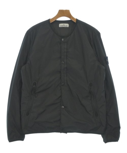 STONE ISLAND ストーンアイランドダウンジャケット/落ちこむより良い メンズ L 黒【中古】【古着】