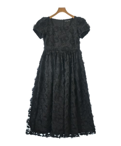 Tsuru ツル ワンピース レディース 34(XS位) 黒(花柄) 【中古】【古着】