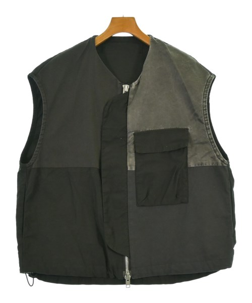 ZUCCa ズッカ ブルゾン メンズ XS 黒xグレー 【中古】【古着】