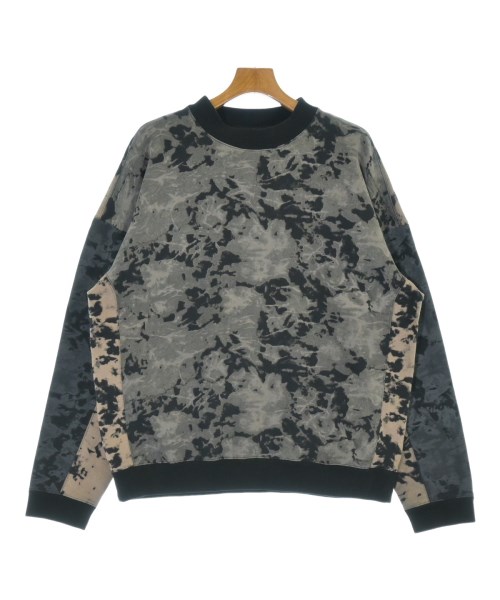 RED EAR PAUL SMITH レッドイアーポールスミススウェット メンズ XXL 黒x薄墨色xベージュ(総柄)【中古】【古着】