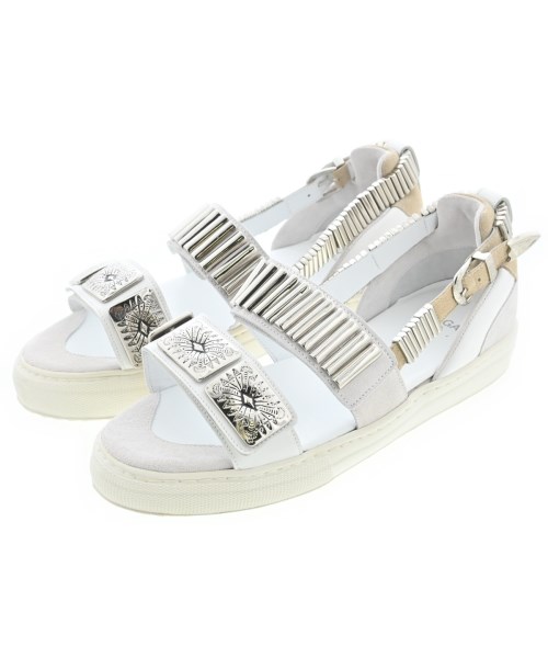 TOGA トーガ サンダル レディース EU40(26.5cm位) 白xシルバー 【中古】【古着】 16,350円