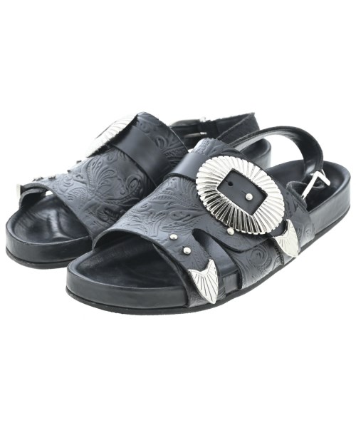 TOGA トーガ サンダル レディース EU37(23.5cm位) 黒 【中古】【古着】