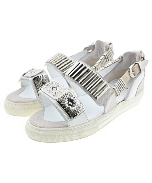 TOGA トーガサンダル レディース EU35(21.5cm位) 白xシルバー【中古】【古着】