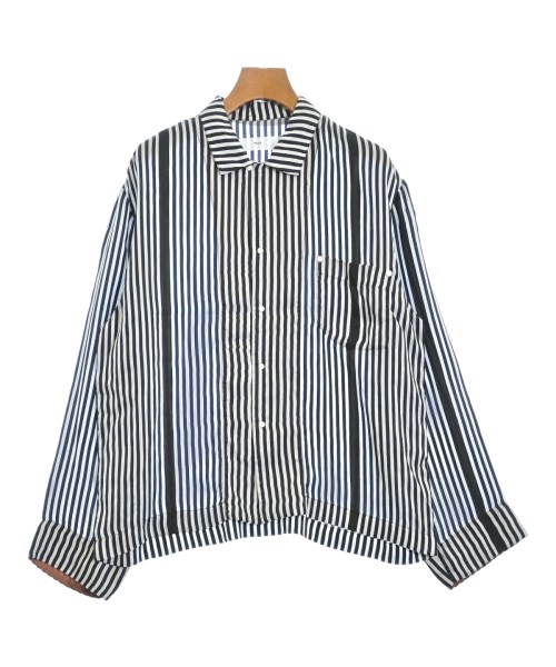 TOGA トーガ カジュアルシャツ レディース 36(S位) 紺x白(ストライプ) 【中古】【古着】