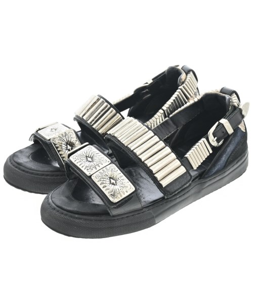 TOGA トーガ サンダル レディース EU37(23.5cm位) 黒 【中古】【古着】