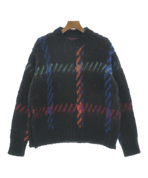 sacai サカイニット・セーター メンズ 1(S位) 黒x青xオレンジ色等【中古】【古着】