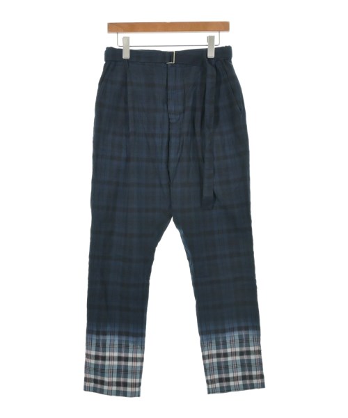 sacai サカイ パンツ（その他） メンズ 2(M位) 紺(チェック) 【中古】【古着】