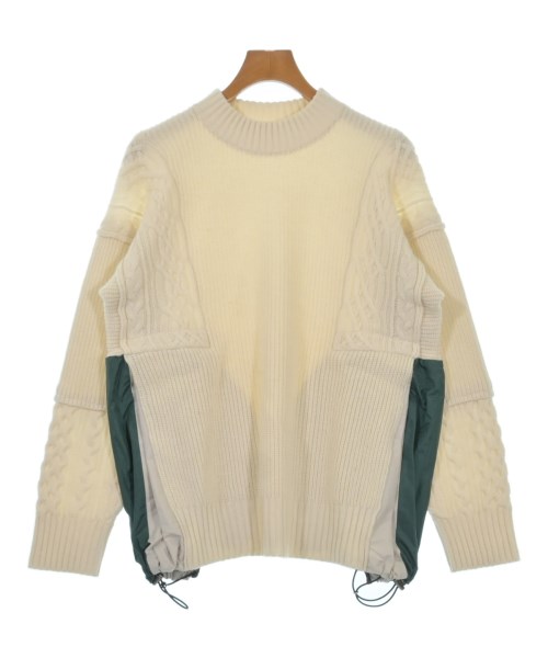 sacai サカイニット・セーター メンズ 2(M位) 白【中古】【古着】