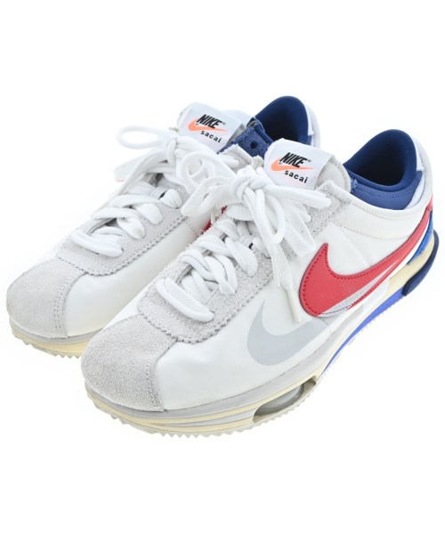 sacai サカイスニーカー メンズ 27.5糎 白x赤x青等【中古】【古着】