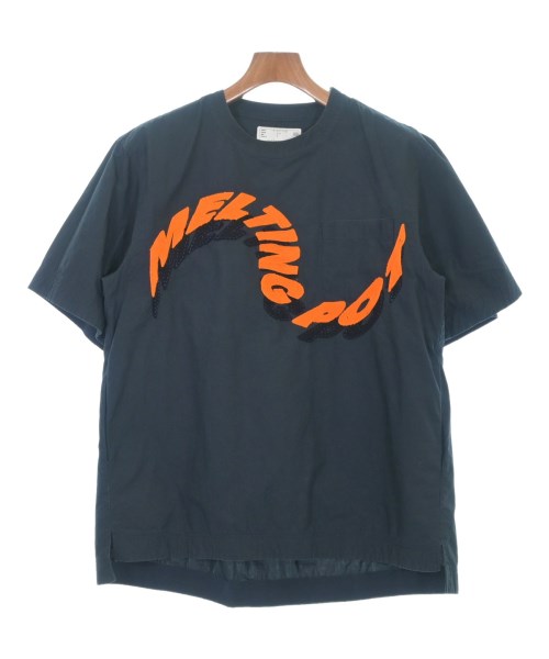 sacai サカイ カジュアルシャツ メンズ 2(M位) 紺 【中古】【古着】