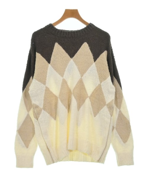sacai サカイ ニット・セーター メンズ 2(M位) アイボリーx茶xベージュ 【中古】【古着】