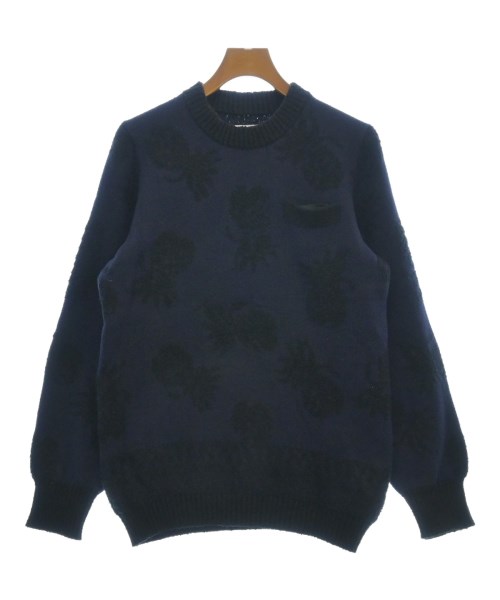24 sacai サカイ黒 ニットカーディガン Vネック 長袖 p14100007-a.jpg