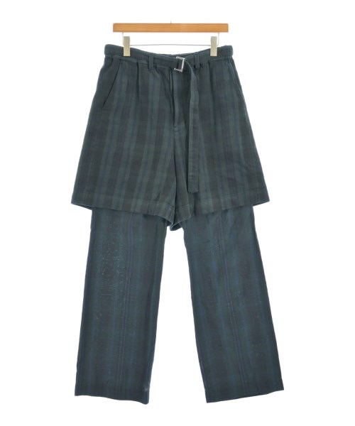 sacai サカイパンツ（その他） メンズ 0(XS位) 緑x紺(チェック)【中古】【古着】｜RAGTAG（ブランド古着のラグタグ）