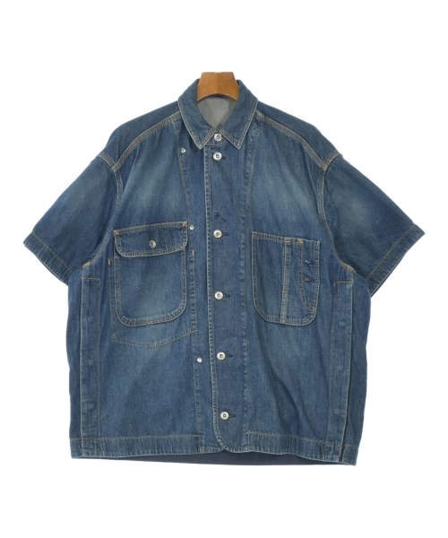 sacai サカイ カジュアルシャツ メンズ 2(M位) インディゴ(デニム) 【中古】【古着】