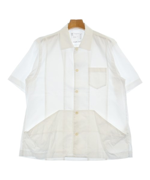 sacai サカイ カジュアルシャツ メンズ 1(S位) 白 【中古】【古着】