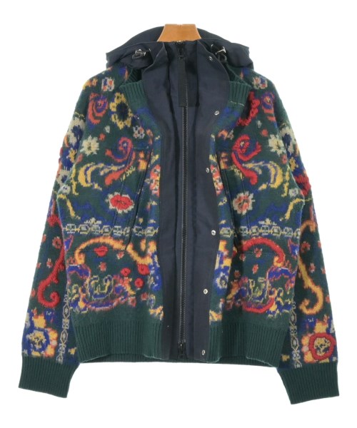 sacai サカイ ブルゾン（その他） メンズ 2(M位) 緑x赤x黄等(総柄) 【中古】【古着】
