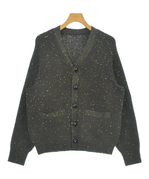 sacai 薄手カーディガン 5ボタン Mサイズ 中古・古着通販】sacai (サカイ) 薄手カーディガン ブラック×オリーブ