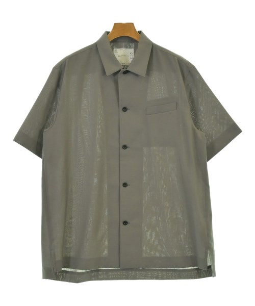 sacai サカイカジュアルシャツ メンズ 3(L位) グレー【中古】【古着】