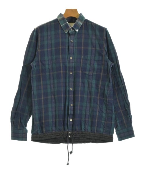 sacai サカイカジュアルシャツ メンズ 3(L位) 紺x緑x茶等(読み合わせる)【中古】【古着】