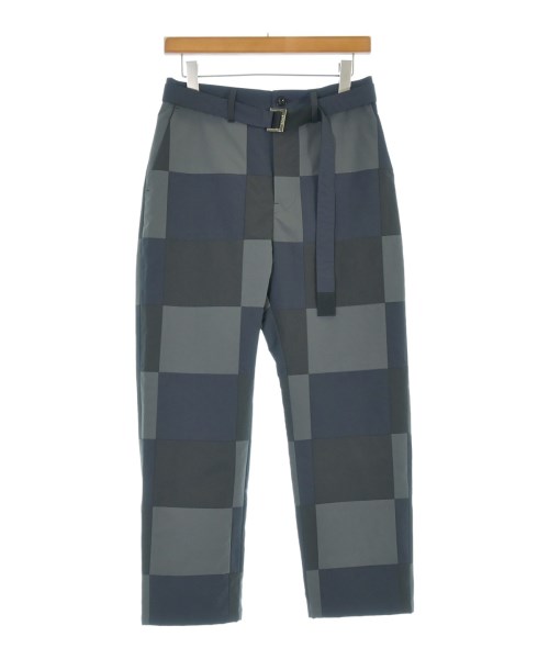 sacai サカイパンツ（余分の物） メンズ 0(XS位) 紺x薄墨色x黒【中古】【古着】