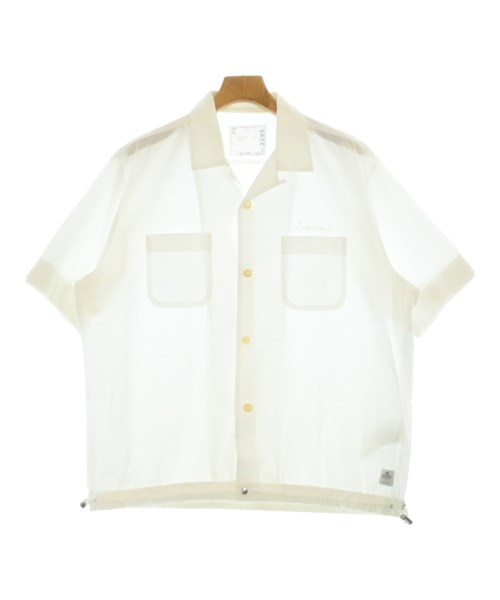 sacai サカイカジュアルシャツ メンズ 1(S位) 白【中古】【古着】