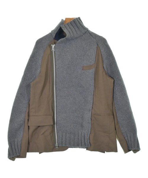 sacai サカイ ブルゾン（その他） メンズ 2(M位) グレーxカーキ 【中古】【古着】