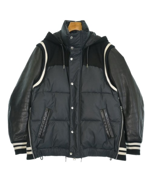 sacai サカイ ダウンジャケット/ダウンベスト メンズ 3(L位) 黒 【中古】【古着】
