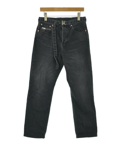sacai サカイ デニムパンツ メンズ 1(S位) 黒(デニム) 【中古】【古着】
