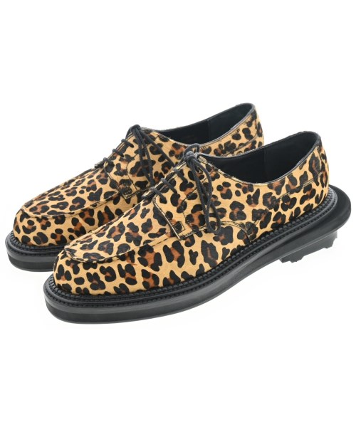 sacai サカイビジネス・ドレスシューズ メンズ UK7 1/2(26珊位) ベージュx茶x黒(豹柄)【中古】【古着】