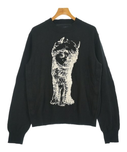 sacai サカイ ニット・セーター メンズ -(XL位) 黒 【中古】【古着】