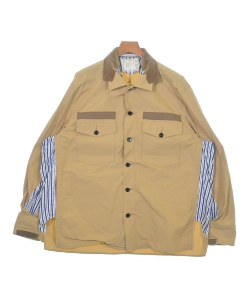 sacai サカイ カジュアルシャツ メンズ 3(L位) ベージュ 【中古】【古着】