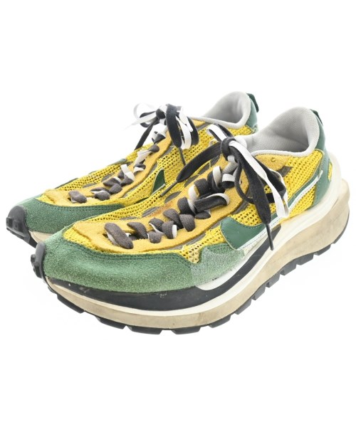 sacai サカイスニーカー メンズ 28糎 黄x緑【中古】【古着】