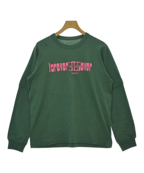 sacai サカイティーシャツ・カットソー メンズ 2(M位) 緑【中古】【古着】