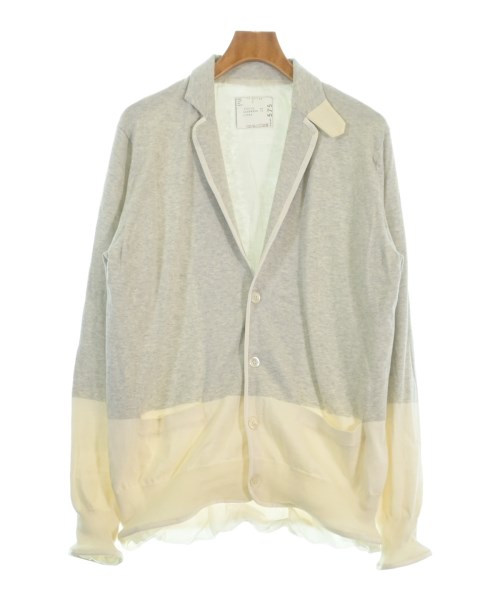 sacai サカイテーラードジャケット メンズ 3(L位) 点火装置薄墨色x白【中古】【古着】