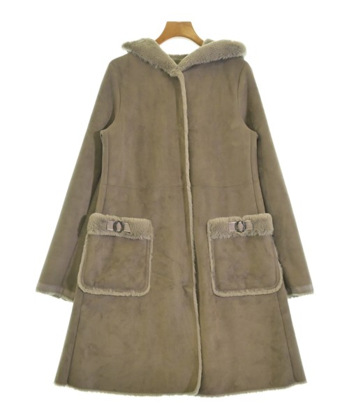 TOCCA トッカコート（余分の物） レディース 2(M位) 薄墨色ベージュ系【中古】【古着】 レディースファッション-コート・ジャケット