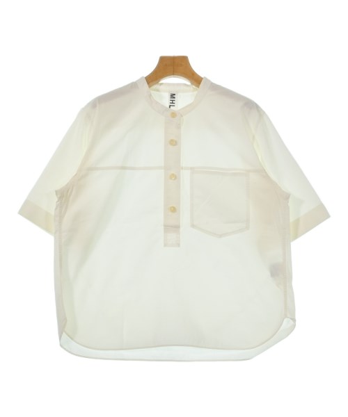 MHL. エムエイチエル カジュアルシャツ レディース 2(M位) 白 【中古】【古着】