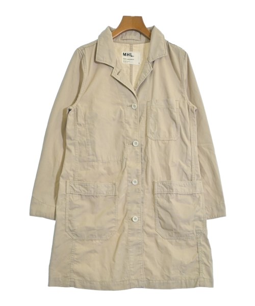 MHL. エムエイチエルチェスターコート レディース 2(M位) ベージュ【中古】【古着】 コート・ジャケット-レディースファッション
