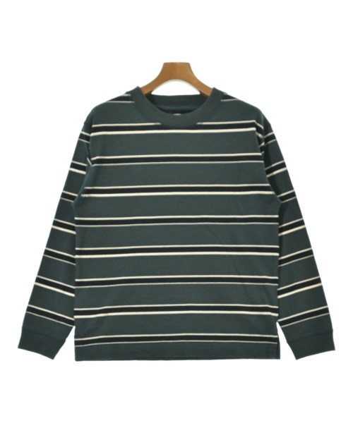 MHL. エムエイチエル Tシャツ・カットソー メンズ M 深緑系x黒x白(ボーダー) 【中古】【古着】