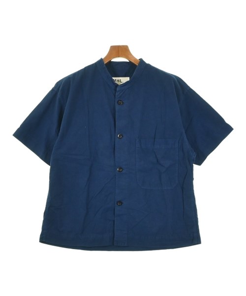 MHL. エムエイチエルカジュアルシャツ メンズ S 紺【中古】【古着】