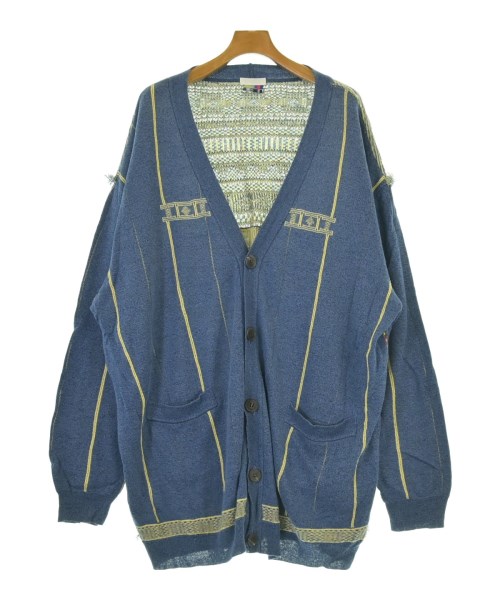 FACETASM ファセッタズムカーディガン メンズ F 青x黄【中古】【古着】
