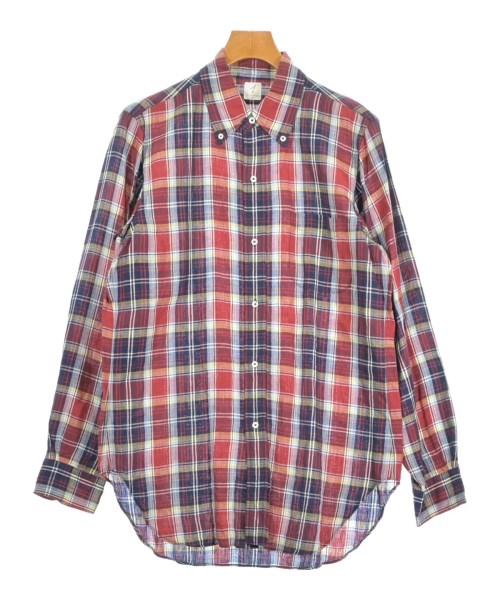 ANATOMICA アナトミカ カジュアルシャツ メンズ M 赤x紺x白等(チェック) 【中古】【古着】