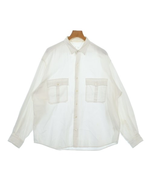 PORTER CLASSIC ポータークラシックカジュアルシャツ メンズ L 白【中古】【古着】