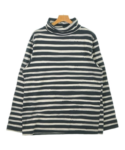PORTER CLASSIC ポータークラシック Tシャツ・カットソー メンズ L 紺xグレー(ボーダー) 【中古】【古着】